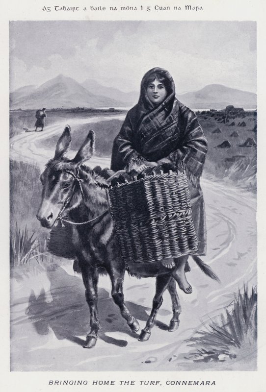 Bringing Home the Turf, Connemara by Karl Karlovich Piratsky