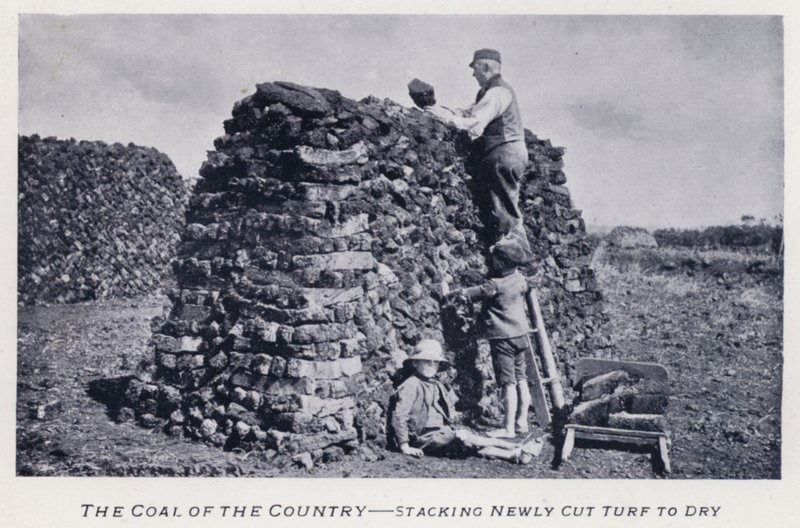 The Coal of the Country, Stacking Newly Cut Turf to Dry by Karl Karlovich Piratsky