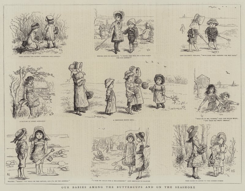 Our Babies among the Buttercups and on the Seashore by Kate Greenaway