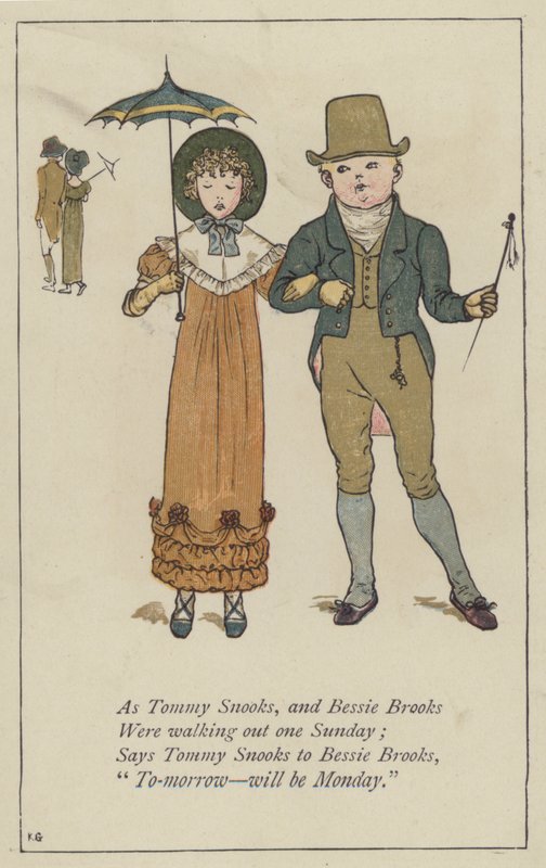 As Tommy Snooks and Bessie Brooks by Kate (after) Greenaway