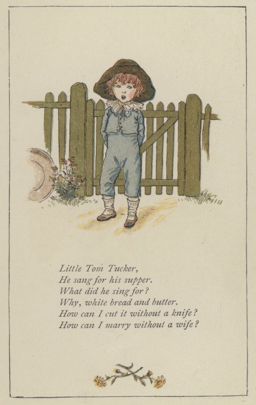Little Tom Tucker by Kate (after) Greenaway