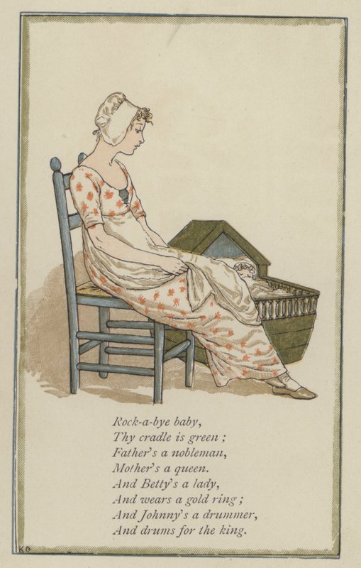 Rock-a-bye baby by Kate (after) Greenaway