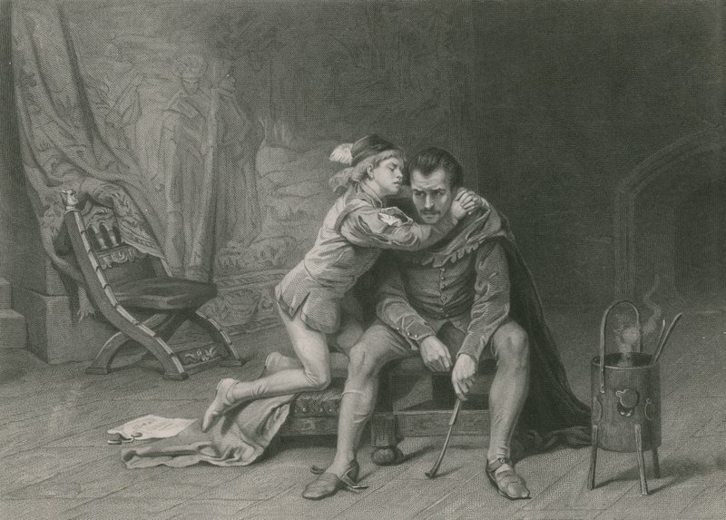 Prince Arthur and Hubert, King John by Laslett John Pott
