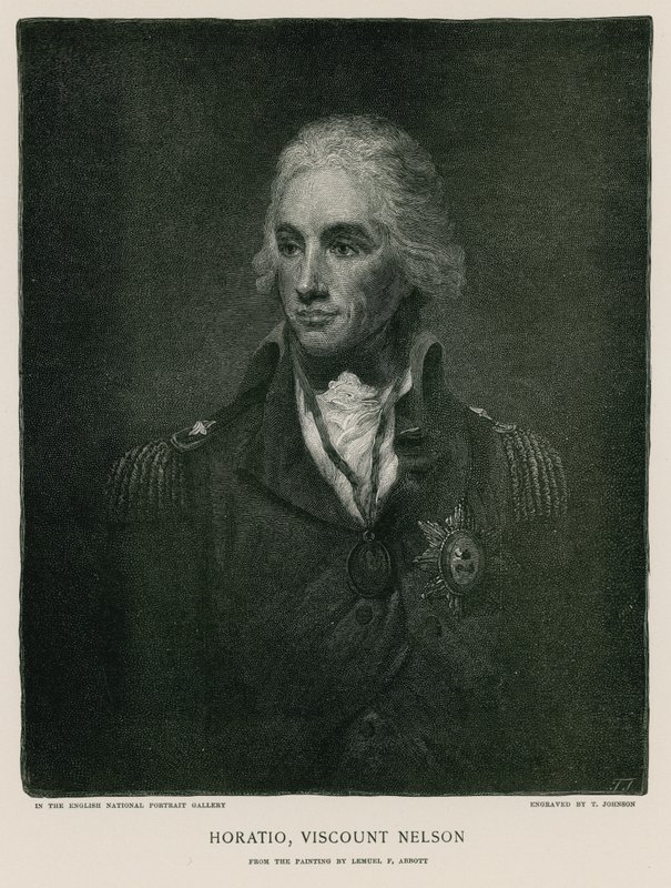 Horatio, Viscount Nelson by Lemuel Francis Abbott