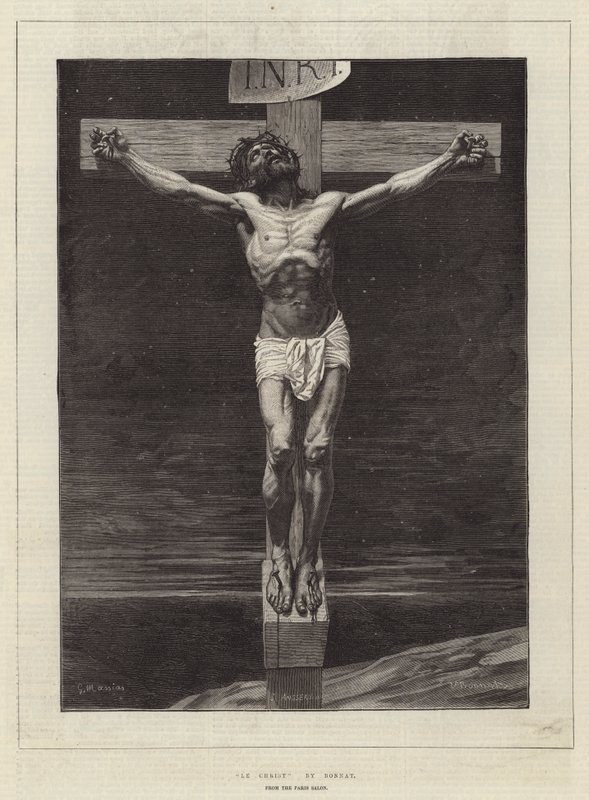 Le Christ, from the Paris Salon by Leon Joseph Florentin Bonnat