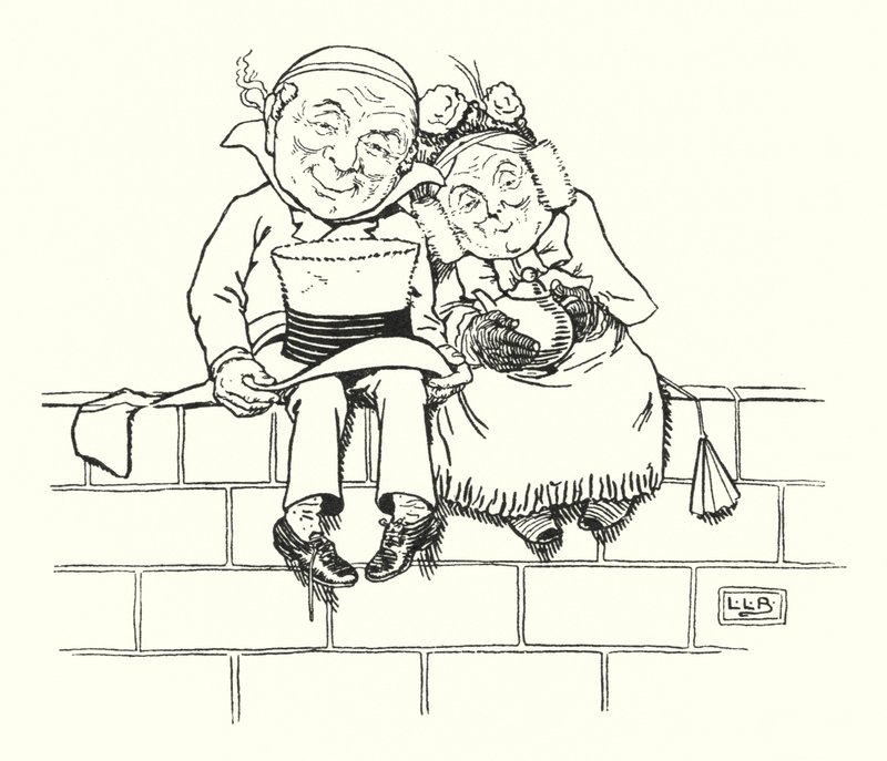 Mr and Mrs Discobbolos by Leonard Leslie Brooke
