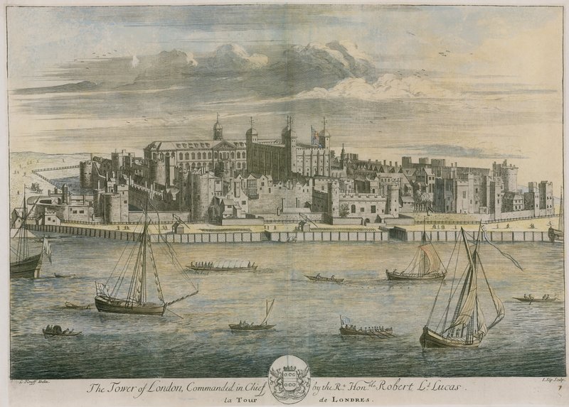 The Tower of London Commanded in Chief by the Right Honourable Robert Lucas by Leonard Knyff