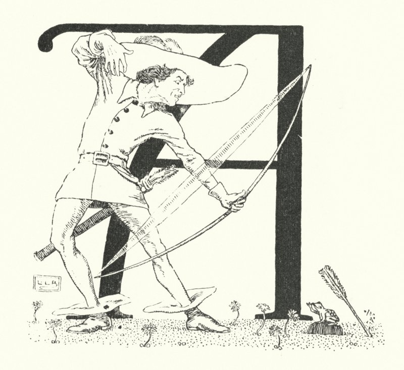 A Was an Archer and Shot at a Frog by Leonard Leslie Brooke