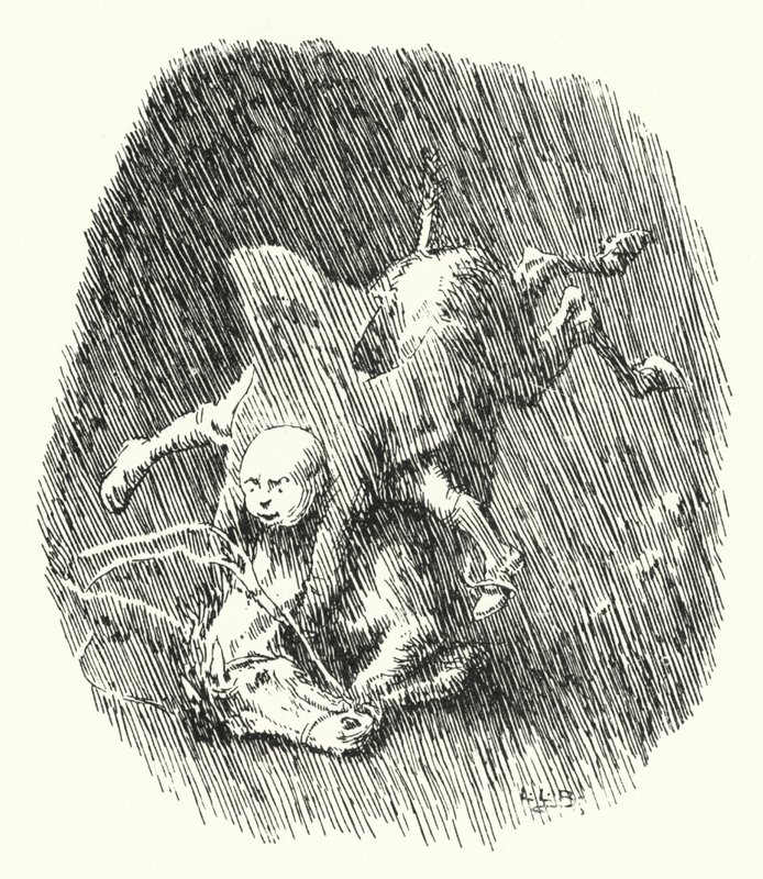 John Cook had a little grey mare (engraving) by Leonard Leslie Brooke