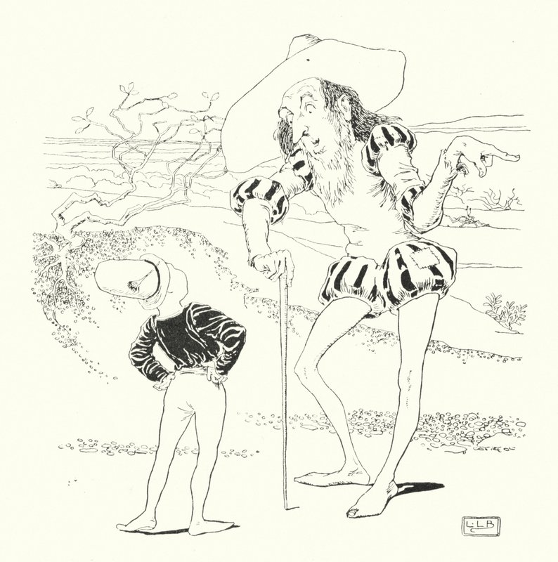 The man in the wilderness asked me, how many strawberries grew in the sea (engraving) by Leonard Leslie Brooke