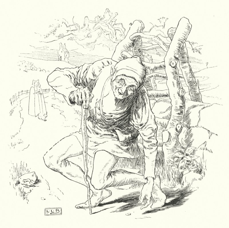There was a crooked man, and he went a crooked mile by Leonard Leslie Brooke