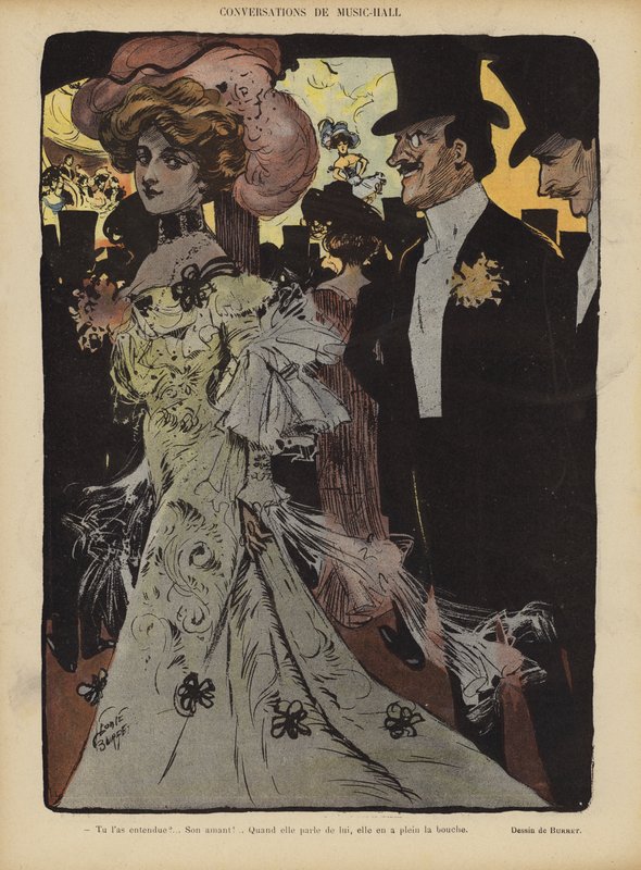 Illustration for Le Rire by Leonce Burret