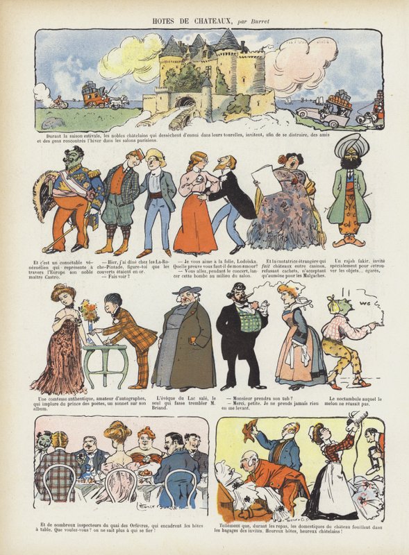 Illustration for Le Rire by Leonce Burret