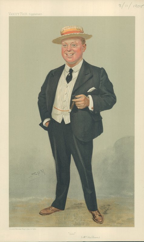 Leo Trevor, Leo, 2 November 1905, Vanity Fair cartoon by Leslie Matthew Ward