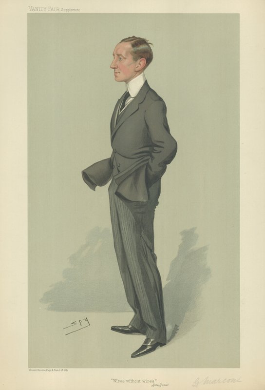 Mr G Marconi by Leslie Matthew Ward