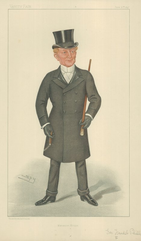 Sir F Phillips, The Mayor of London by Leslie Matthew Ward