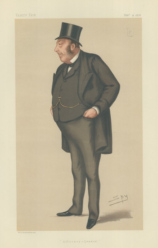 Sir John Holker by Leslie Matthew Ward
