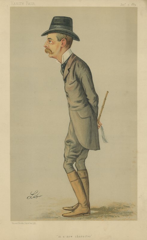 The Right Honourable Lord R H Spencer-Churchill by Liborio Prosperi