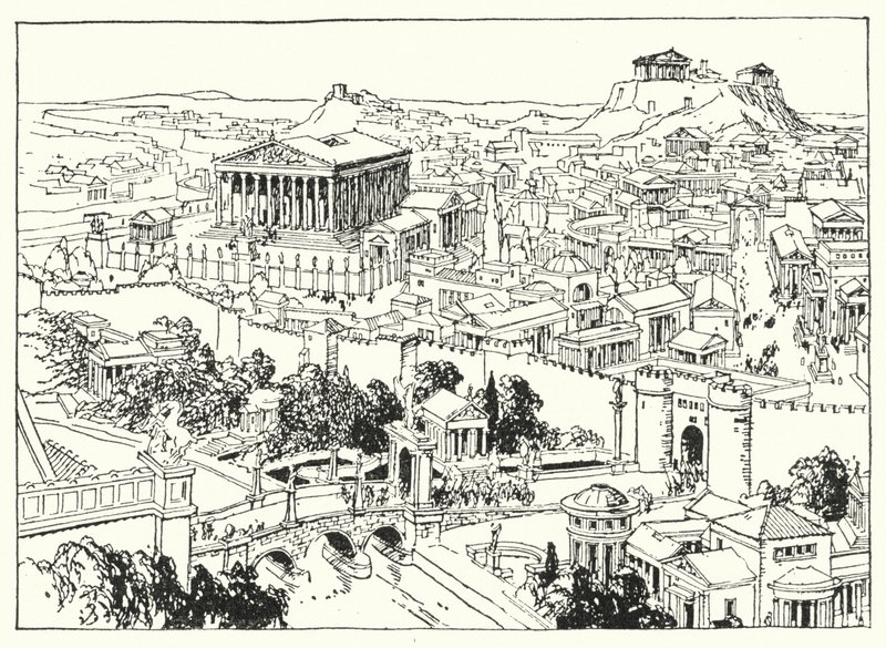 The City of Athens by Linden Miller