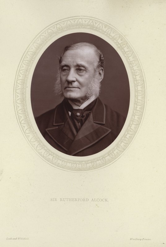 Portrait of Sir Rutherford Alcock by Lock and Whitfield