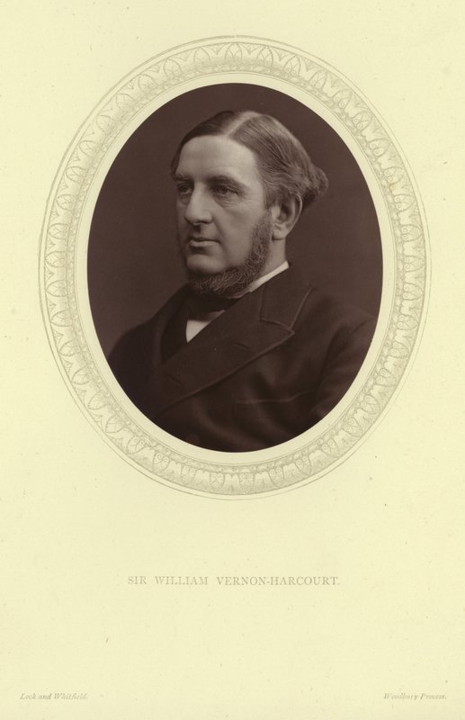 Portrait of Sir William Vernon Harcourt by Lock and Whitfield
