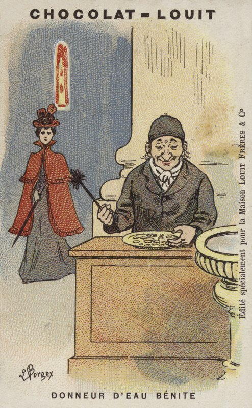 Holy Water Donor by Louis Borgex