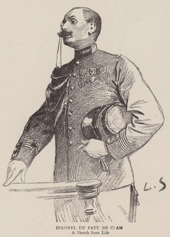 Colonel du Paty de Clam by Louis Remy Sabattier