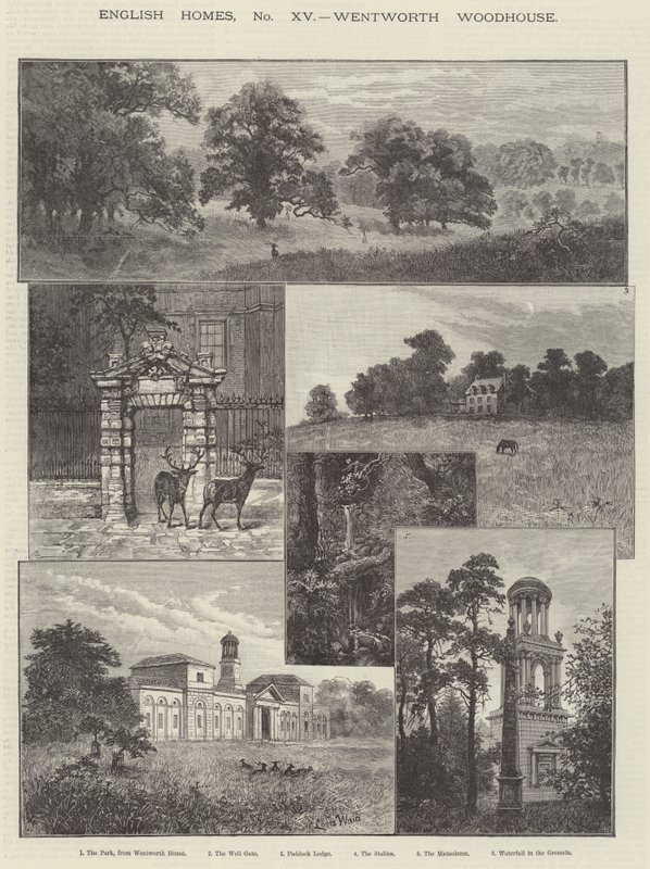 Wentworth Woodhouse by Louis Wain