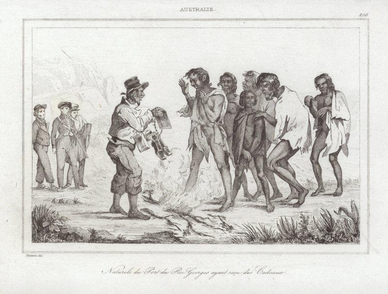 Naturelles du Port du Roi Georges by Louis Auguste de Sainson