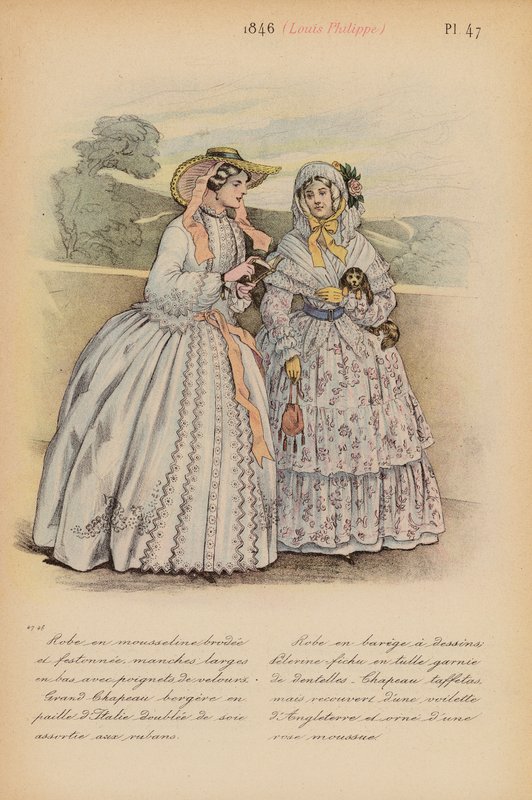 French fashion: 1846, Louis-Philippe by Louis Colas