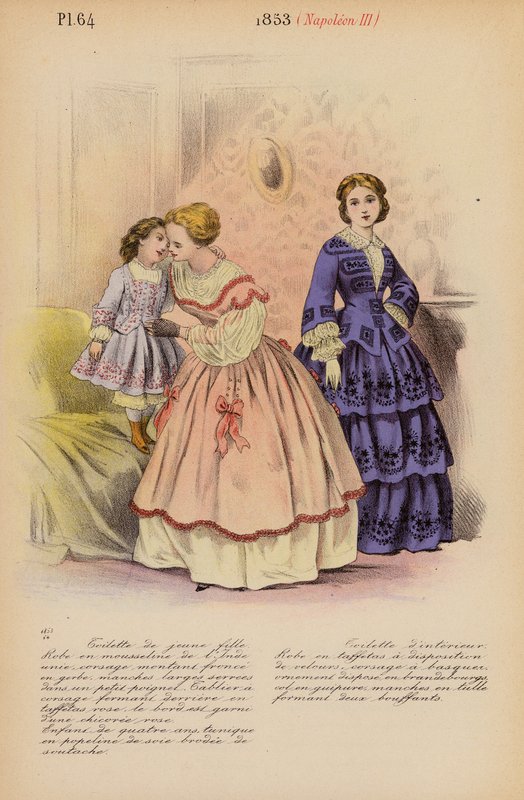 French Fashion: 1853, Napoleon III by Louis Colas
