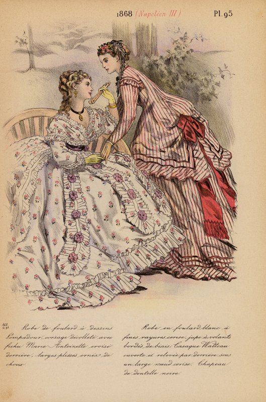 French Fashion: 1868, Napoleon III by Louis Colas