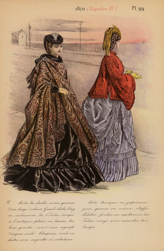 French fashion: 1870, Napoleon III by Louis Colas