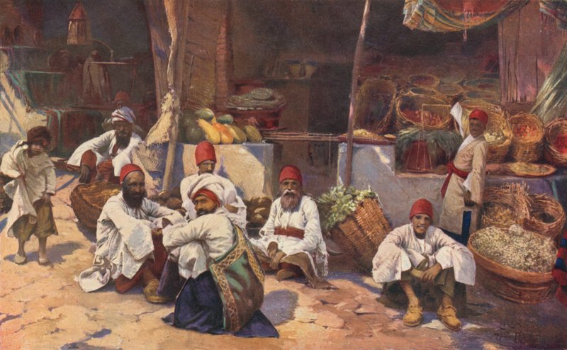 A Persian Shop by Louis Fairfax Muckley