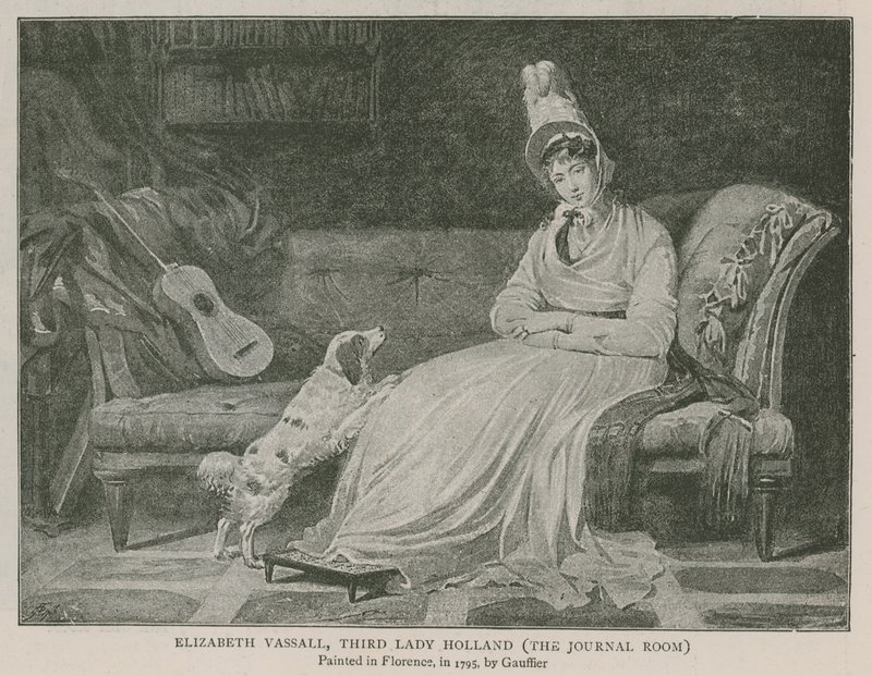 Elizabeth Vassall, third Lady Holland by Louis Gauffier