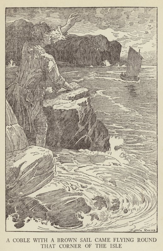 Illustration for Kidnapped by Robert Louis Stevenson by Louis John Rhead