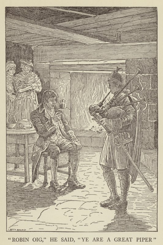 Illustration for Kidnapped by Robert Louis Stevenson by Louis John Rhead