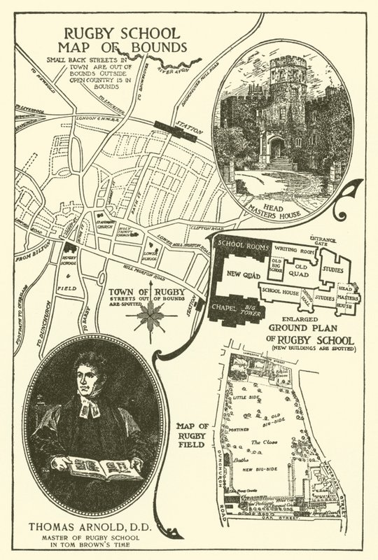 Illustration for Tom Brown’s School-Days by Louis John Rhead