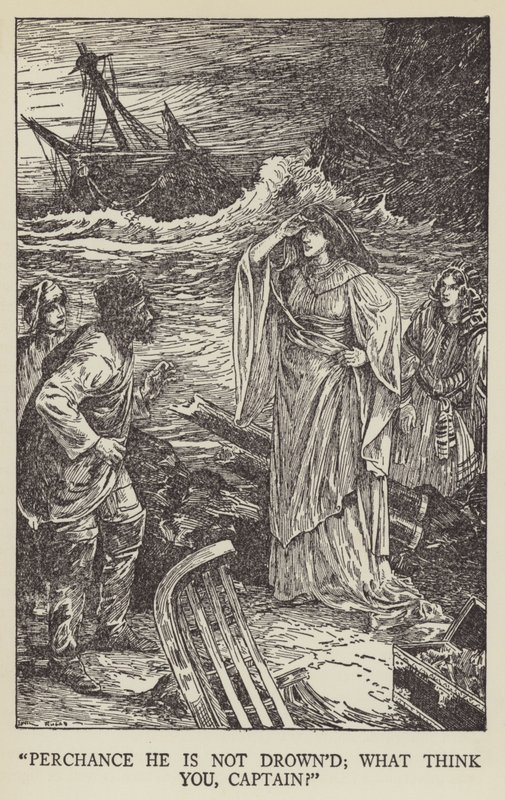 Perchance he is not drowned; what think you, captain? by Louis John Rhead