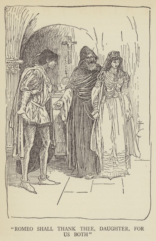 Romeo shall thank thee, daughter, for us both by Louis John Rhead