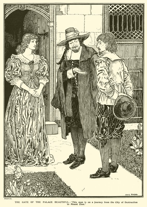 The Gate of the Palace Beautiful by Louis John Rhead