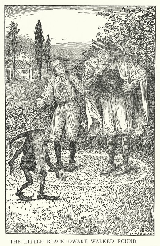 The little black dwarf walked round by Louis John Rhead