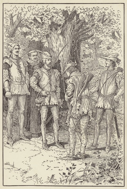 We Find Thee Bedraggled and Downcast by Louis John Rhead