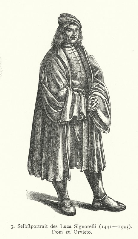 Self-portrait of Italian Renaissance Artist Luca Signorelli by Luca Signorelli