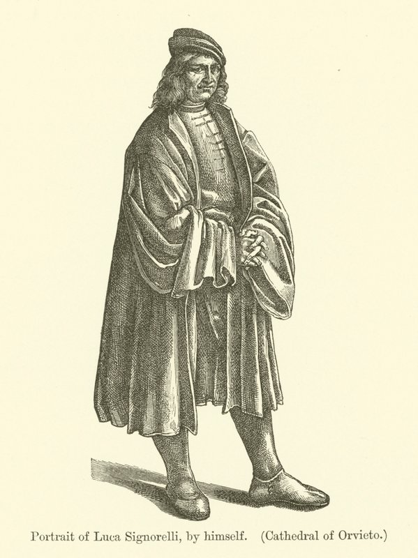 Self-portrait of Italian Painter Luca Signorelli by Luca Signorelli