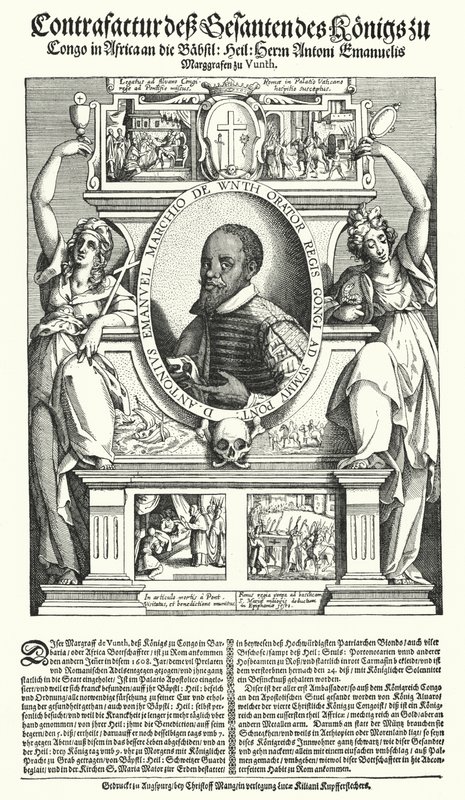 Posthumous Portrait of the Ambassador of the King of the Congo to the Pope by Lucas Kilian