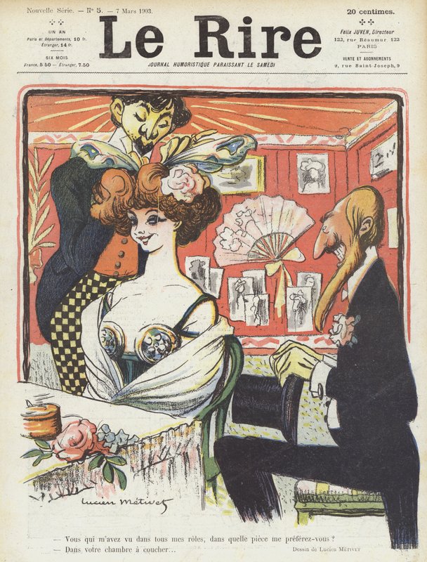 Illustration for Le Rire by Lucien Metivet