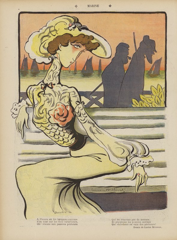 Illustration for Le Rire by Lucien Metivet