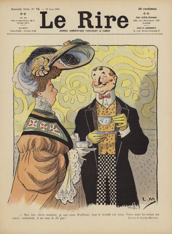 Illustration for Le Rire by Lucien Metivet