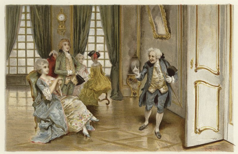 Illustration for The School for Scandal by Lucius Rossi